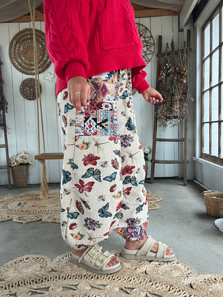 Garden Glide Butterfly Joggers