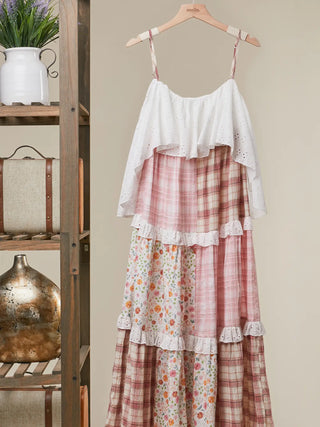 The Pink Delight Patch Dress