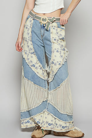 Meadow Floral Denim Jeans