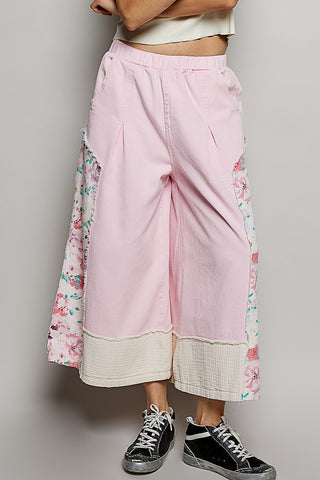 pol floral pink pants