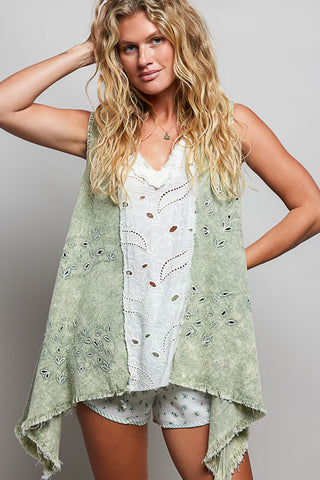 The Copper Leaves Eyelet Tank