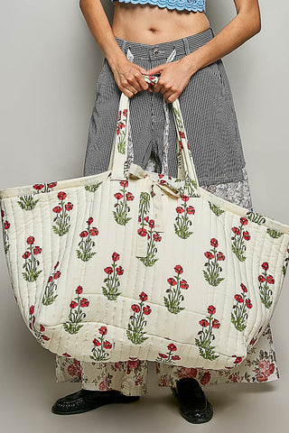 The Jumbo Grace Floral Bag