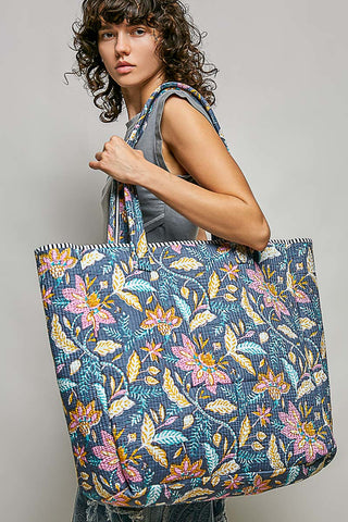 Prairie Bloom Bag - CHARCOAL
