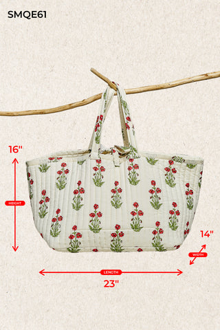 The Jumbo Grace Floral Bag
