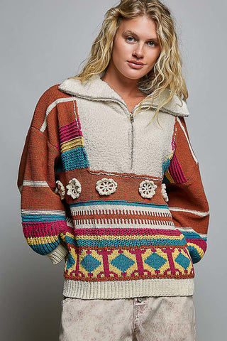 The Eva Pullover - RUST