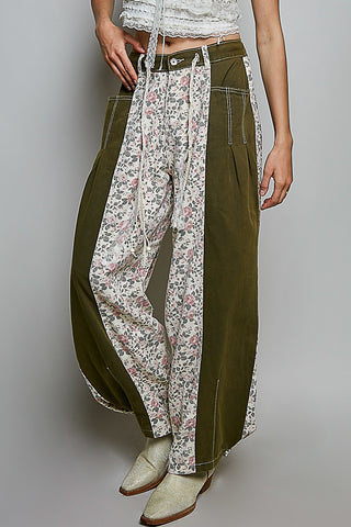 The Coast Patch Pants - Olive