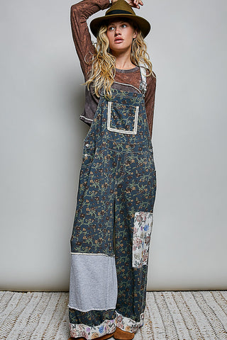The Off The Shore Autumn Floral Overalls