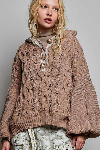 The Honeycrisp Sweater - TAUPE
