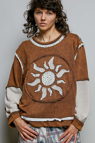 The Stars Align Pullover - MOCHA