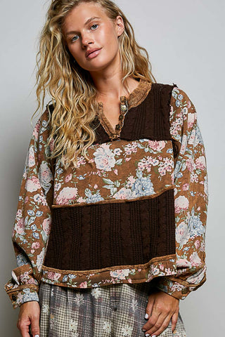 The Amber Garden Floral Top