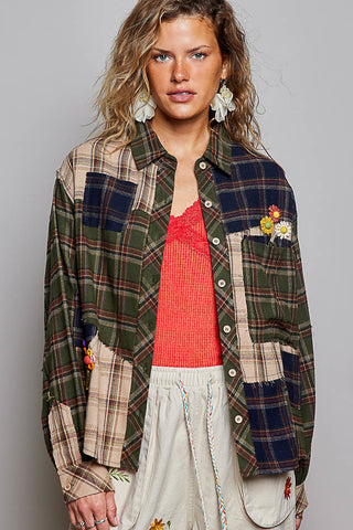 The Vintage Meadow Floral Flannel