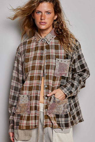 The Chasing Leaves Plaid Flannel