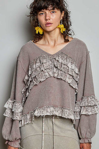 The Vintage Top - ROSE TAUPE