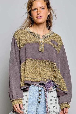 The Vintage Floral Autumn Blouse
