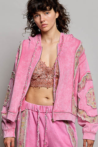 The Vintage Garden Jacket - PINK