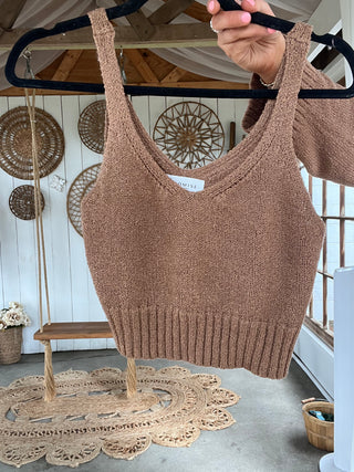 The Comfort Breeze Tie-front Cardigan And Tank Top Set