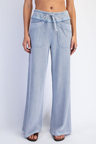 The Powder Blue Waffle Pants