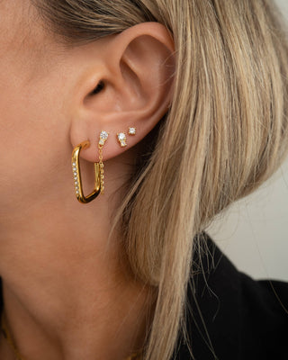Alena Earring Set | White