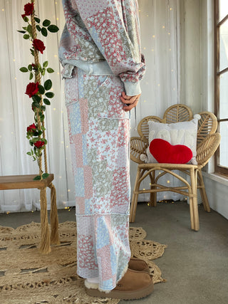 Dream In Color Patch Pants - BLUE