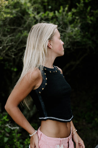 Island Sands Tank - BLACK MEDIUM AND LARGE 9/12