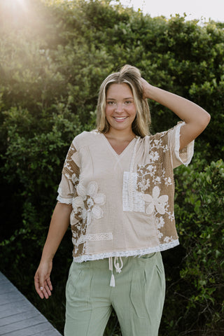 Sunkissed Top - TAUPE