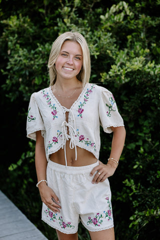 Island Time Floral Top