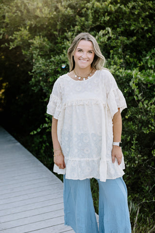 Isle Of Eyelet Top