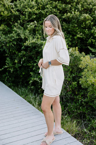 White Sand Beaches Romper