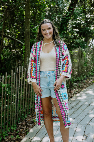 Beach Escape Cardigan - MULTI