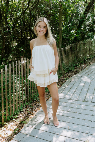Coastal Ruffle Romper