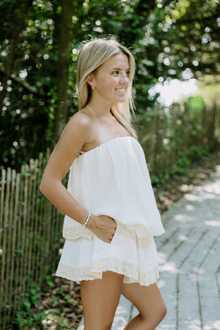 Coastal Ruffle Romper