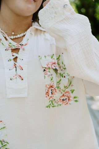 The Beach Light Gauze Top