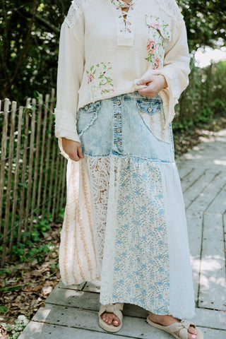 Boheme Tide Maxi Skirt