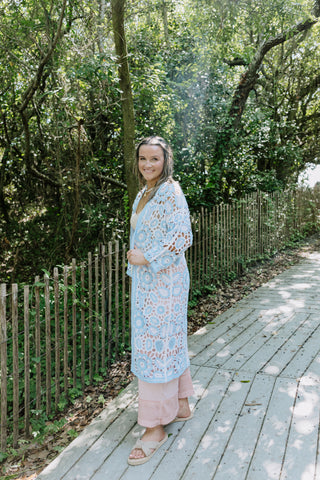 The Santorini Crochet Cardigan