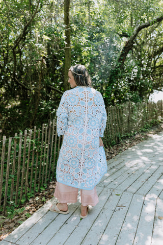 The Santorini Crochet Cardigan
