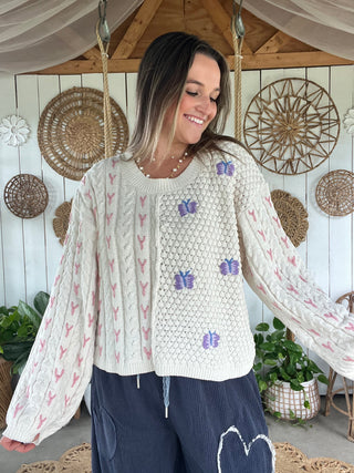 Chasing Butterflies Sweater