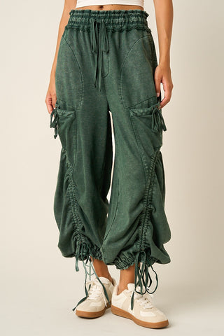 The Heidi Barrel Joggers - PINE