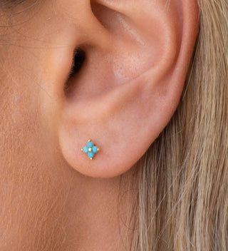Raye Studs | Turquoise