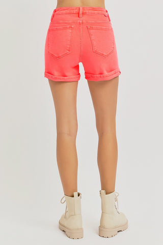Risen Coral High Rise Shorts