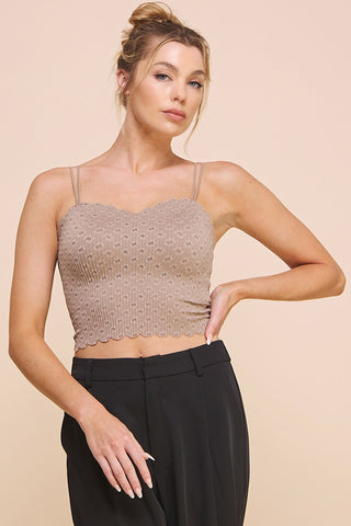 The Harvest Honey Bralette - MOCHA