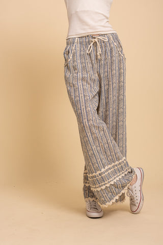 Autumn Ease Vintage Floral Pants