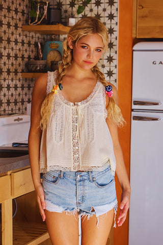 The Aruba Lace Tank