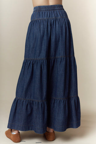 The Daily Denim Maxi Skirt