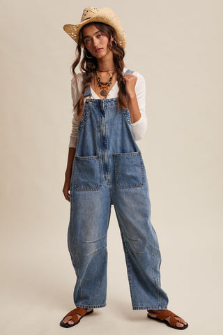 The Casual Denim Overalls - PREORDER MID JULY