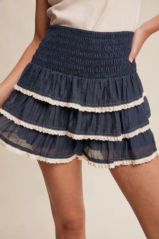 The Oak Hollow Ruffle Shorts