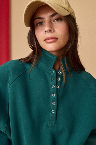 The Sadie Pullover - TEAL