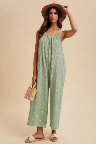 The Daisy Love Gauze Jumper - GREEN