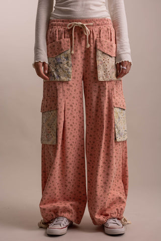 The Forever Yours Floral Pants - PINK