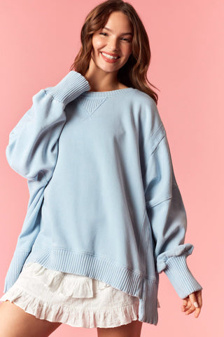 The Daisy Lane Pullover - BLUE PREORDER 1 WEEK