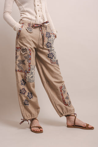 The Aloha Winds Embroidered Pants